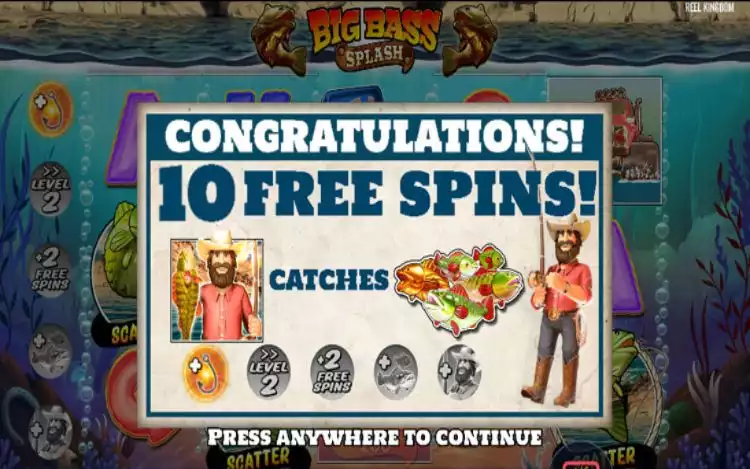 Big Bass Splash FS Free Spins Big Bass Splash